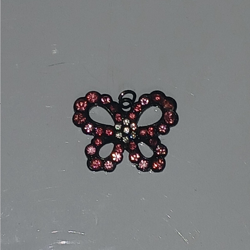 Small Sparkling Butterfly Pendant